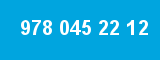978 045 22 12 978 045 22 12